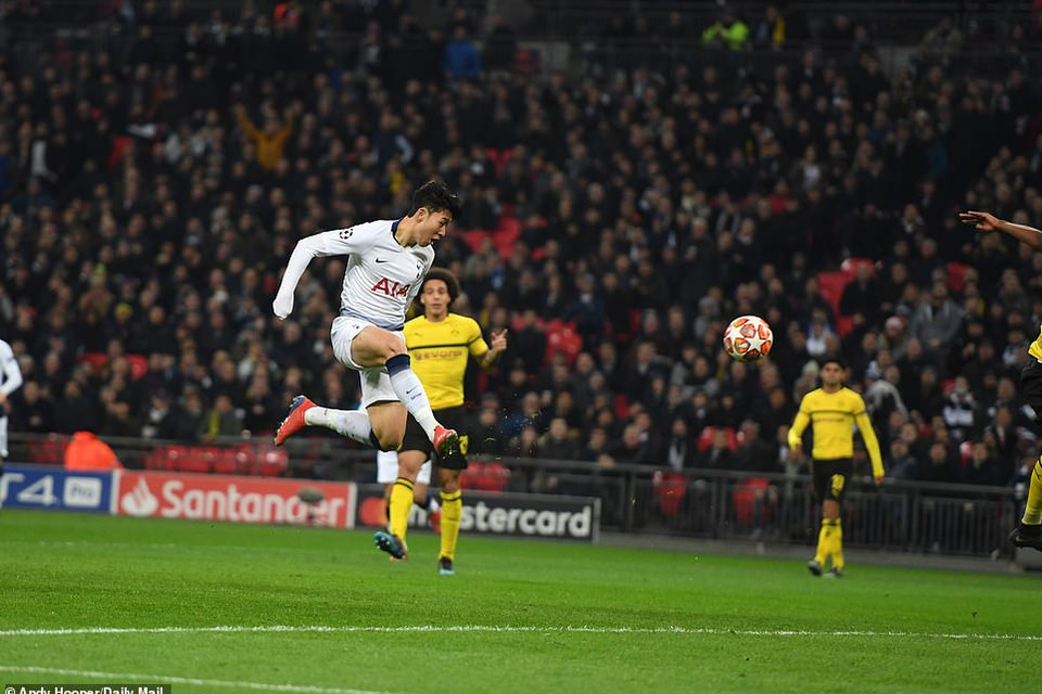 Son Heung-Min là người đã ghi bàn thắng mở tỷ số cho Tottenham ở phút 47.