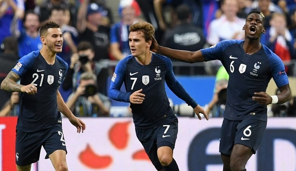 Đội tuyển Pháp đã khiến Đức phải nhận thêm 'trái đắng' khi có chiến thắng 2-1 trên sân nhà Stade de France ở trận cầu tâm điểm tại Nations League.