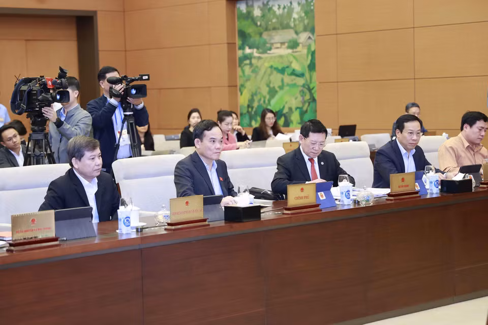 Phó Thủ tướng Trần Lưu Quang và đại biểu dự khai mạc. (Ảnh: Doãn Tấn/TTXVN)