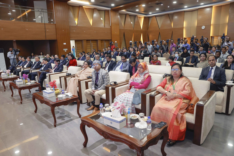 Đại biểu dự cuộc phát biểu. (Ảnh: Doãn Tấn/TTXVN)