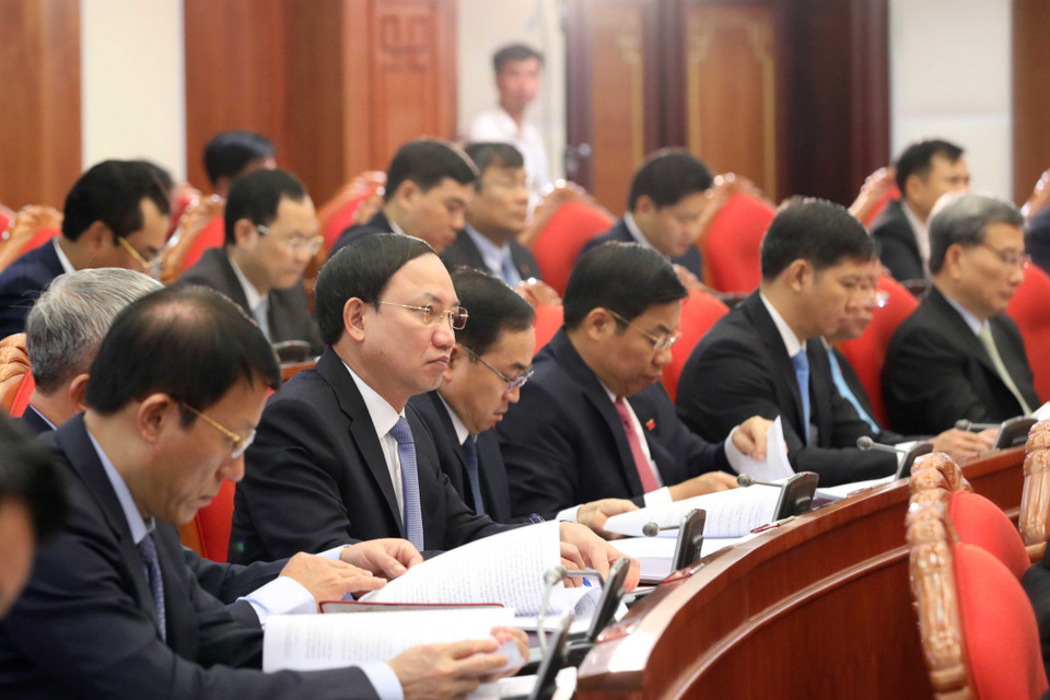 Các đại biểu dự phiên khai mạc hội nghị. (Ảnh: Phương Hoa/TTXVN)