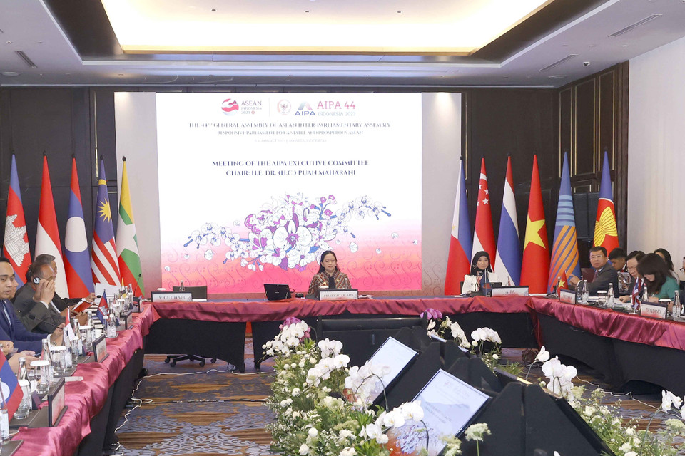 Quang cảnh phiên họp Ban Chấp hành AIPA. (Ảnh: Doãn Tấn/TTXVN)