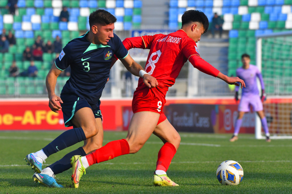 U20 Việt Nam tỏ ra cực kỳ nguy hiểm với các pha bóng phòng ngự phản công. (Ảnh: AFC)