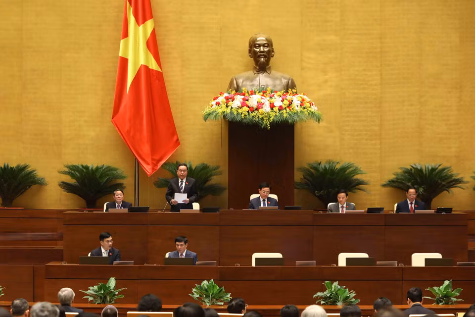 Phó Chủ tịch Quốc hội Trần Thanh Mẫn phát biểu. (Ảnh: An Đăng/TTXVN)
