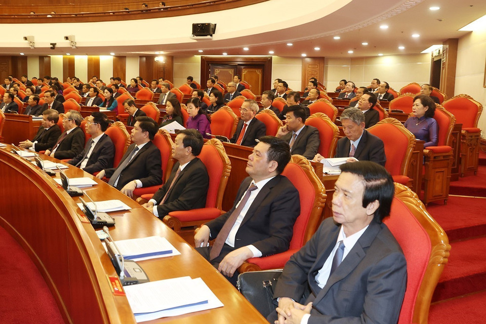 Các đại biểu dự bế mạc hội nghị. (Ảnh: Trí Dũng/TTXVN)