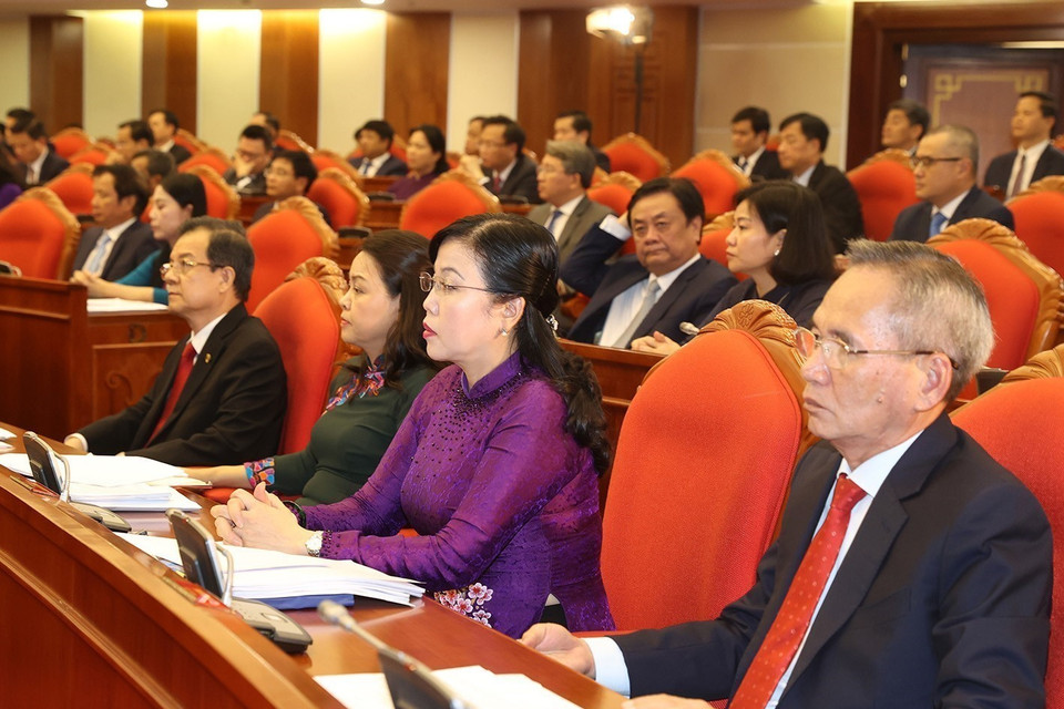 Các đại biểu dự bế mạc hội nghị. (Ảnh: Trí Dũng/TTXVN)