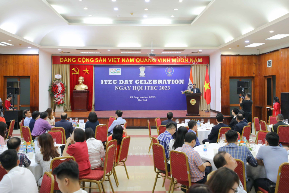 Quang cảnh Ngày hội ITEC 2023. (Ảnh: Thanh Tùng/TTXVN)