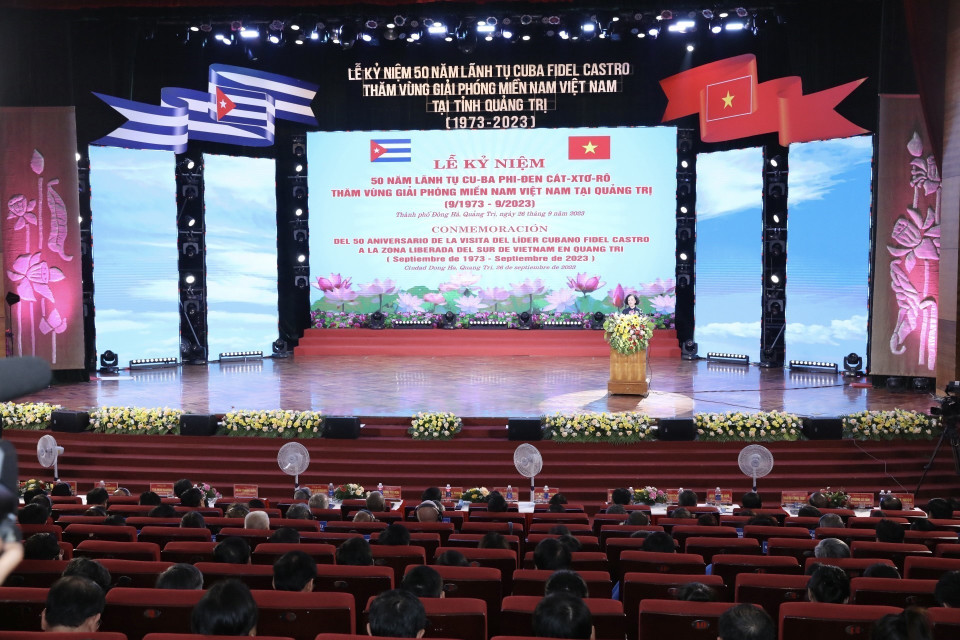 Quang cảnh Lễ Kỷ niệm. (Ảnh: Minh Quyết/TTXVN)