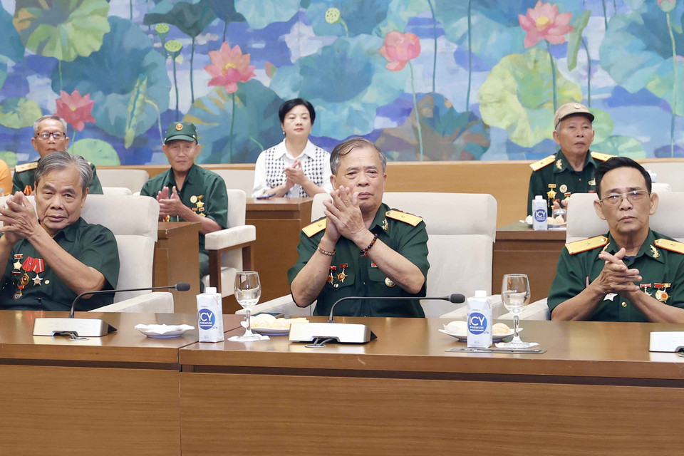 Đại biểu dự buổi gặp mặt. (Ảnh: Doãn Tấn/TTXVN)