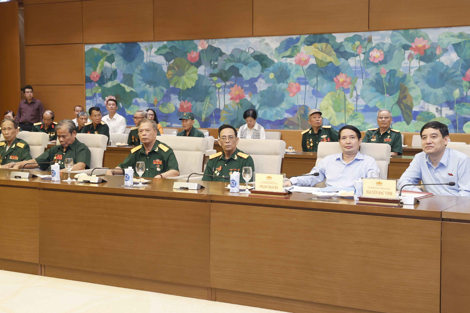 Đại biểu dự buổi gặp mặt. (Ảnh: Doãn Tấn/TTXVN)