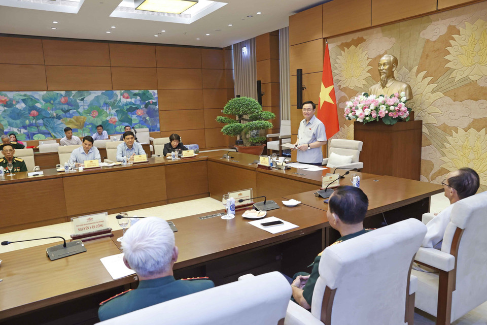 Quang cảnh buổi gặp mặt. (Ảnh: Doãn Tấn/TTXVN)