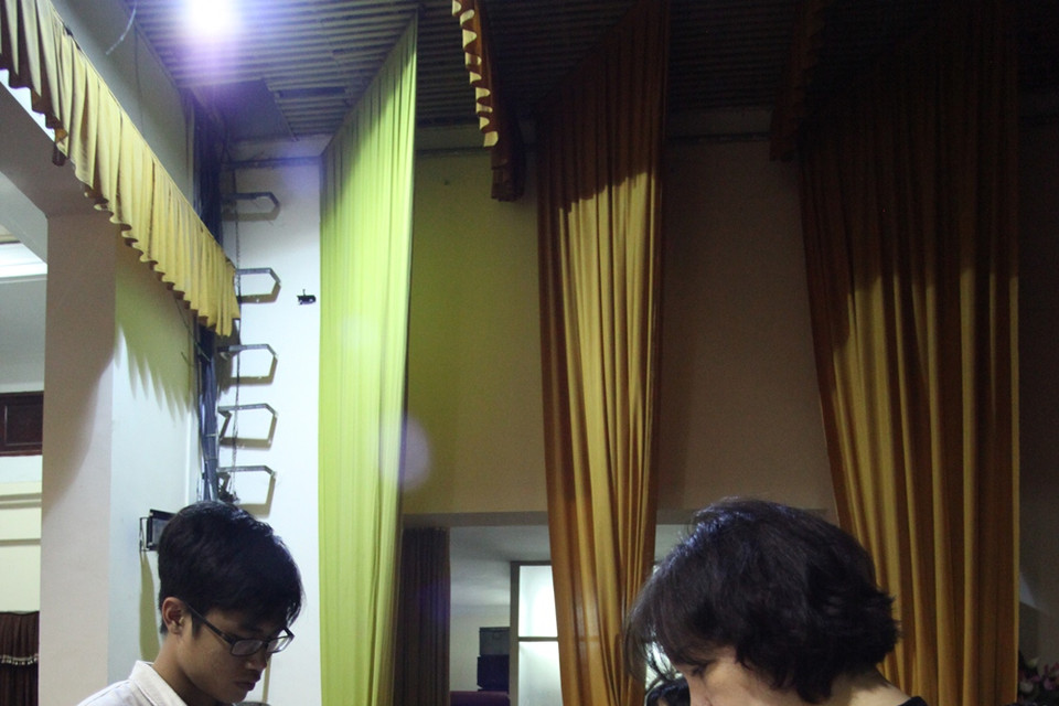 Các hồ sơ này đều đã được trường sắp xếp một cách khoa học theo từng khoa, ngành cụ thể. Vì thế, việc tìm kiếm rất nhanh. (Ảnh: PV/Vietnam+)