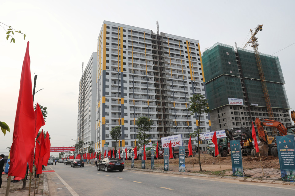 Giai đoạn 1 của dự án đang được hoàn thiện. (Ảnh: Danh Lam/TTXVN)