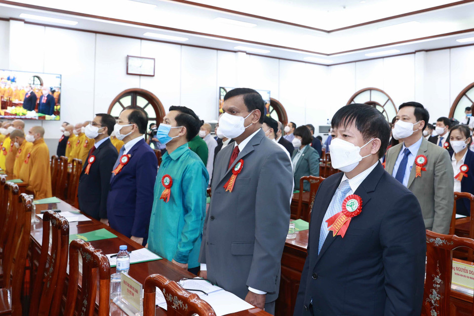 Lễ kỷ niệm được tổ chức trực tuyến với 63 tỉnh, thành trong cả nước. (Ảnh: Thống Nhất/TTXVN)