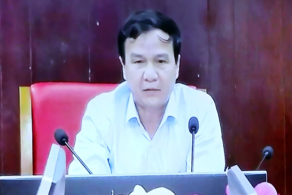 Bác sỹ Lê Đình Thanh, Giám đốc Bệnh viện Thống Nhất, Thành phố Hồ Chí Minh phát biểu. (Ảnh: Thống Nhất/TTXVN)