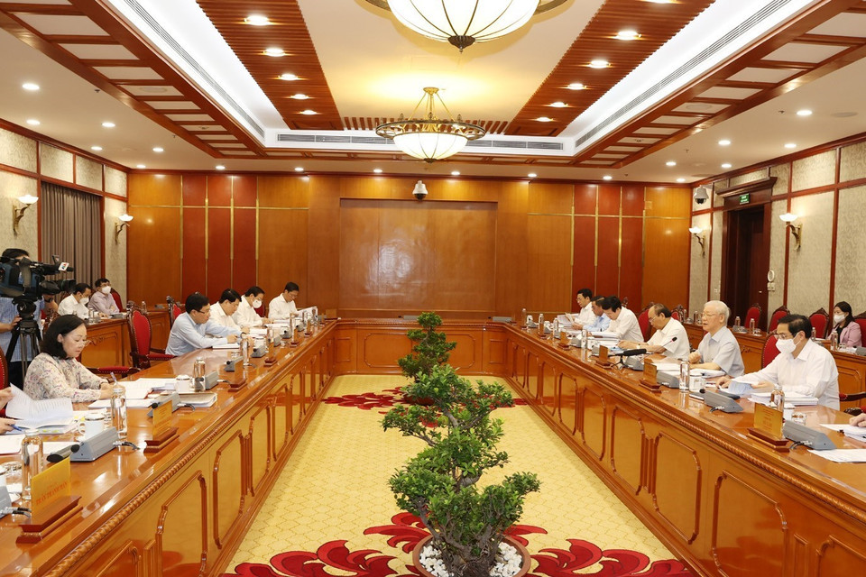 Quang cảnh cuộc họp. (Ảnh: Trí Dũng/TTXVN)