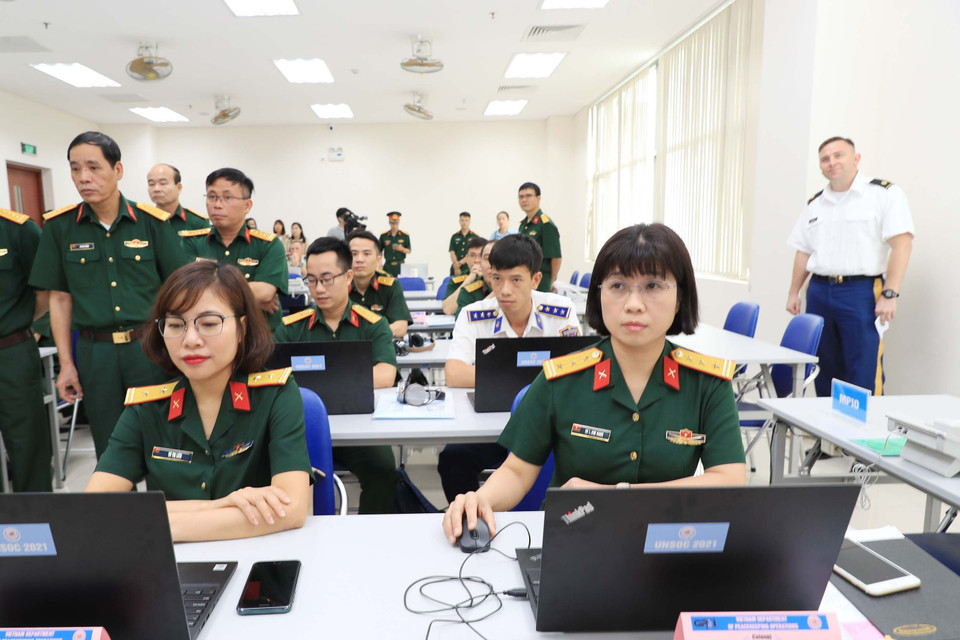 Các học viên tại lớp học. (Ảnh: Trọng Đức/TTXVN)