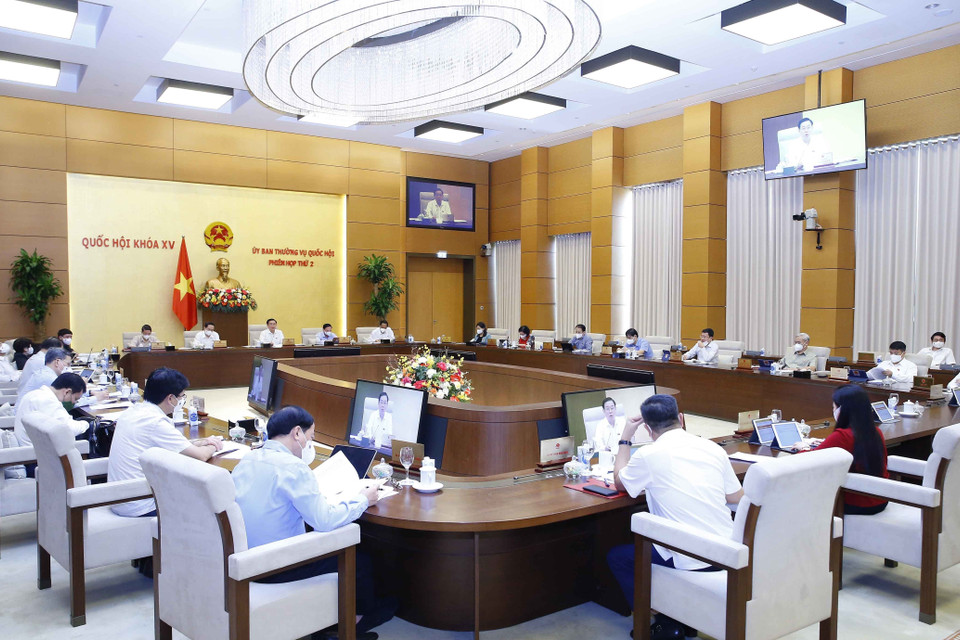 Quang cảnh phiên họp. (Ảnh: Doãn Tấn/TTXVN)