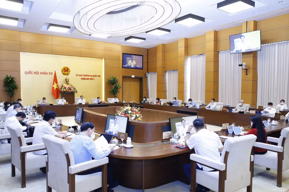 Quang cảnh phiên họp. (Ảnh: Doãn Tấn/TTXVN)