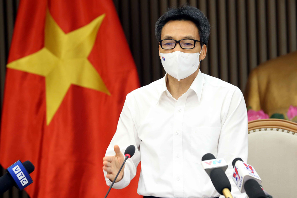 Chủ trương của Chính phủ là thực hiện mục tiêu kép, không làm đứt gãy chuỗi sản xuất, chuỗi cung ứng sản phẩm. (Ảnh: Phạm Kiên/TTXVN)