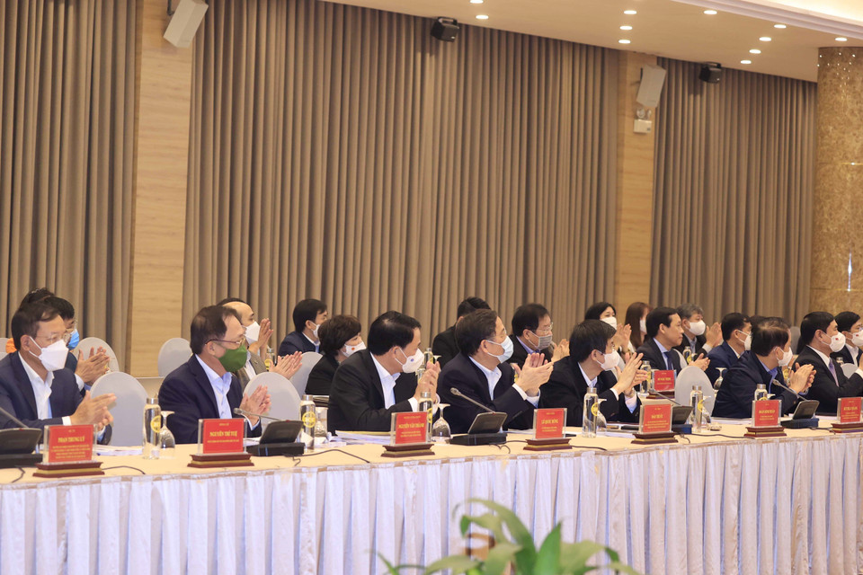 Hình ảnh các đại biểu tham dự hội thảo. (Ảnh: Thống Nhất/TTXVN)