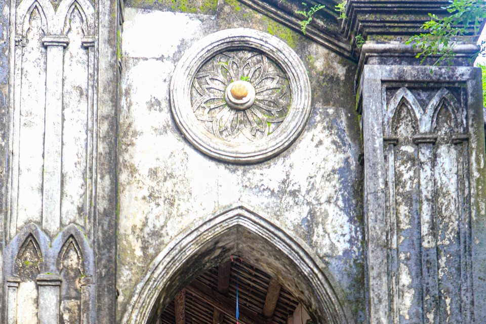 Đây là một trong những nhà thờ cổ còn sót lại ở thành phố Đà Nẵng. (Ảnh:Trần Lê Lâm/TTXVN) 