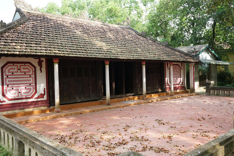 Ngôi nhà rường cổ của nhà thờ họ Nguyễn. (Ảnh: Thanh Thủy/TTXVN)