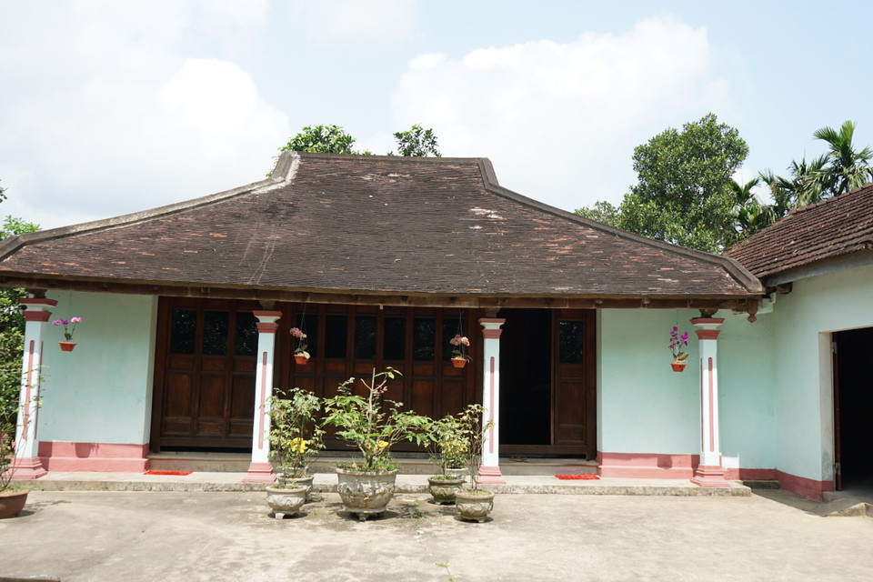 Một ngôi nhà rường cổ Hội Kỳ đã được sửa chữa, tân trang lại. (Ảnh: Thanh Thủy/TTXVN)