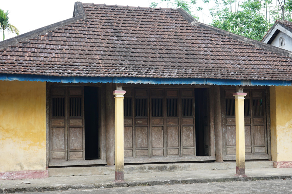 Ngôi nhà của ông Nguyễn Tiến Dũng (56 tuổi), thôn Hội Kỳ, xã Hải Chánh hậu duệ đời thứ 5 của ông giáo Độ, một trong những người có tiếng tăm của làng ngày trước đã được trùng tu lại do thiên tai và thời gian. (Ảnh: Thanh Thủy/TTXVN)