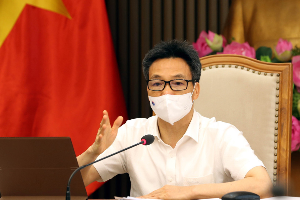 Phó Thủ tướng Chính phủ Vũ Đức Đam phát biểu chỉ đạo. (Ảnh: Phạm Kiên/TTXVN)