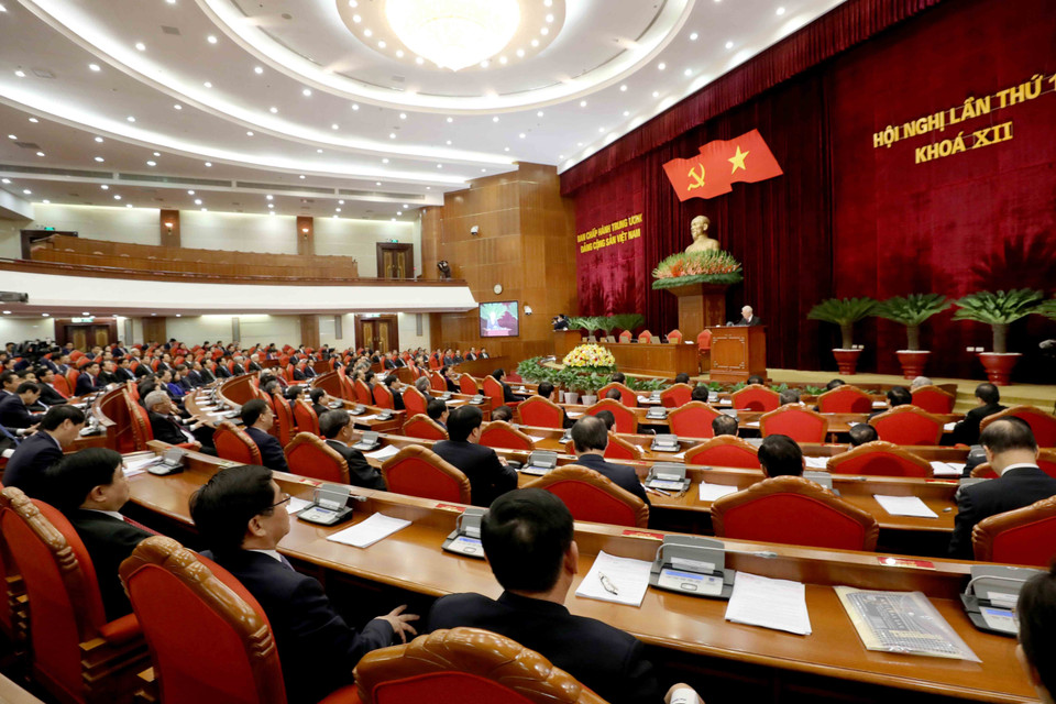 Toàn cảnh phiên bế mạc Hội nghị. (Ảnh: Phương Hoa/TTXVN)