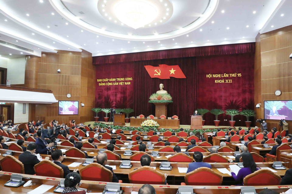 Toàn cảnh phiên bế mạc Hội nghị. (Ảnh: Phương Hoa/TTXVN)