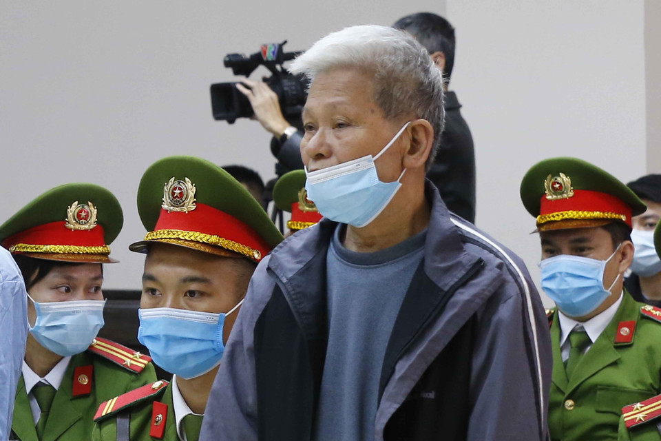 Bị cáo Bùi Viết Hiểu tại phiên xét xử. (Ảnh: Doãn Tấn/TTXVN)