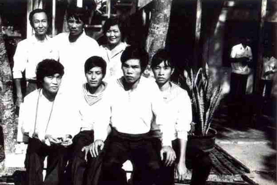 Một số cán bộ chiến sỹ tàu HQ-605 điều trị tại Bệnh viện Quân y 87 Nha Trang, sau cuộc chiến đấu bảo vệ chủ quyền biển đảo Tổ quốc tại Gạc Ma, ngày 14/3/1988. (Ảnh: Tư liệu/TTXVN phát)