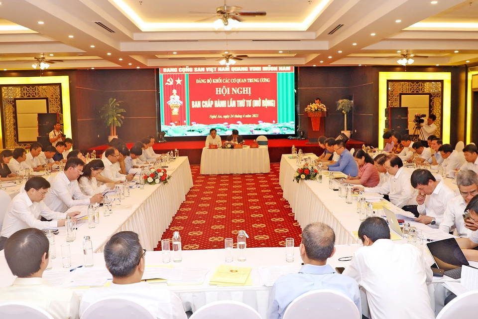 Quang cảnh hội nghị. (Ảnh: Tá Chuyên/TTXVN)