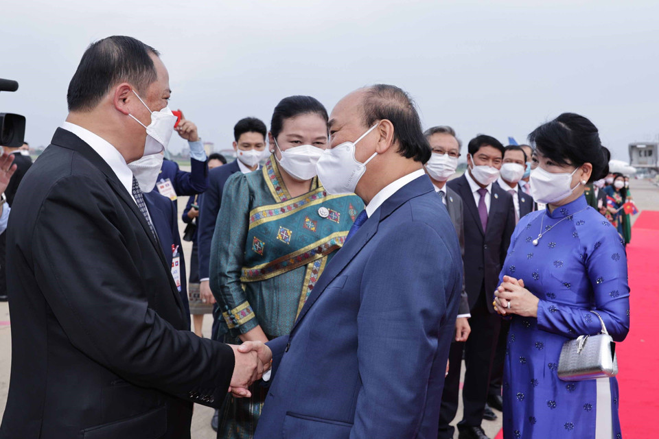 Trong chuyến thăm, đã có 14 văn kiện hợp tác được ký kết, trao đổi giữa các bộ, ngành, doanh nghiệp và địa phương hai nước.(Ảnh: Thống Nhất/TTXVN)