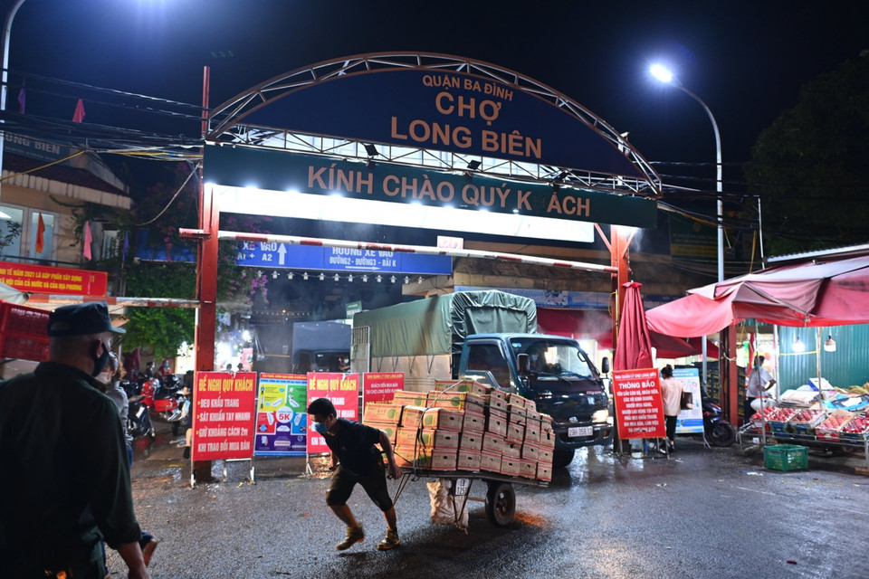  Ca dương tính thường xuyên đi lấy hàng tại chợ này. (Ảnh: Thành Đạt/TTXVN)