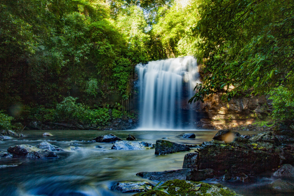 Trong khu Cao nguyên Kon Hà Nừng có nhiều hệ thác đẹp, là điểm du lịch sinh thái cực kỳ hấp dẫn. (Ảnh: TTXVN phát)