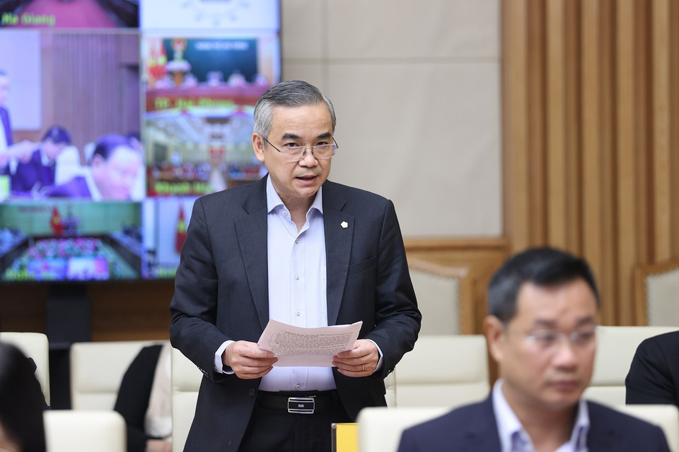 Phó Tổng giám đốc Tổng Công ty du lịch Sài Gòn Võ Thành Tài phát biểu. (Ảnh: Dương Giang/TTXVN)