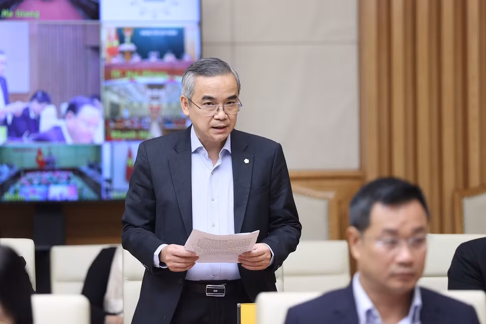 Phó Tổng giám đốc Tổng Công ty du lịch Sài Gòn Võ Thành Tài phát biểu. (Ảnh: Dương Giang/TTXVN)