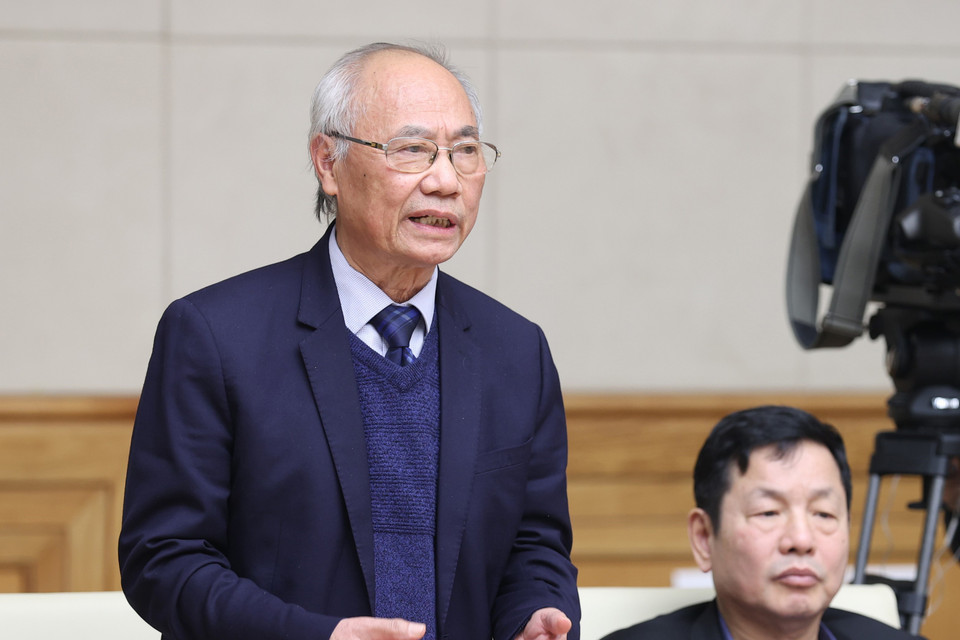 Chủ tịch Hiệp hội Du lịch Việt Nam Vũ Thế Bình phát biểu. (Ảnh: Dương Giang/TTXVN)