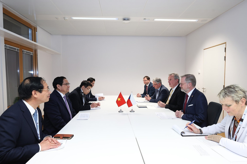 Quang cảnh cuộc gặp. (Ảnh: Dương Giang/TTXVN)