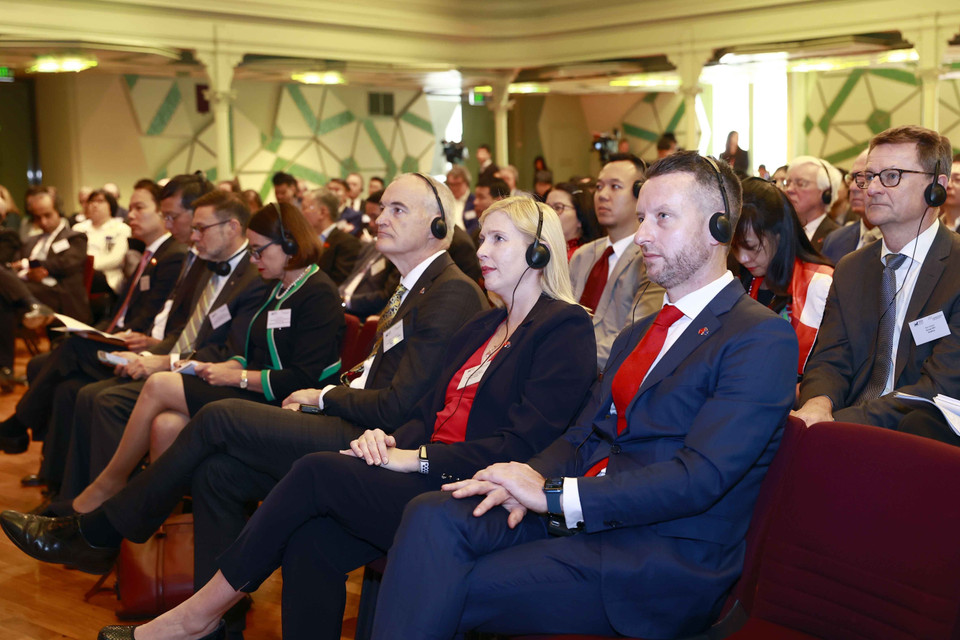 Đại biểu dự chương trình. (Ảnh: Doãn Tấn/TTXVN)