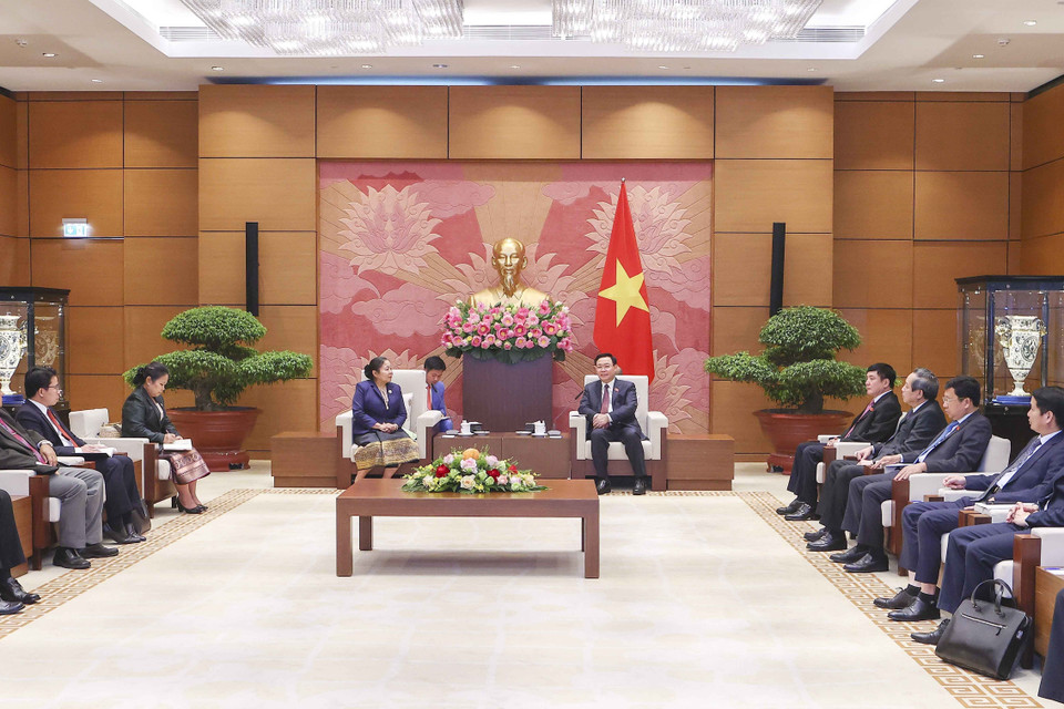 Quang cảnh buổi tiếp. (Ảnh: Doãn Tấn/TTXVN)