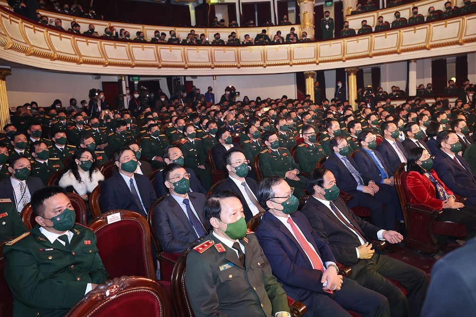 Các đại biểu tham dự chương trình. (Ảnh: Dương Giang/TTXVN)