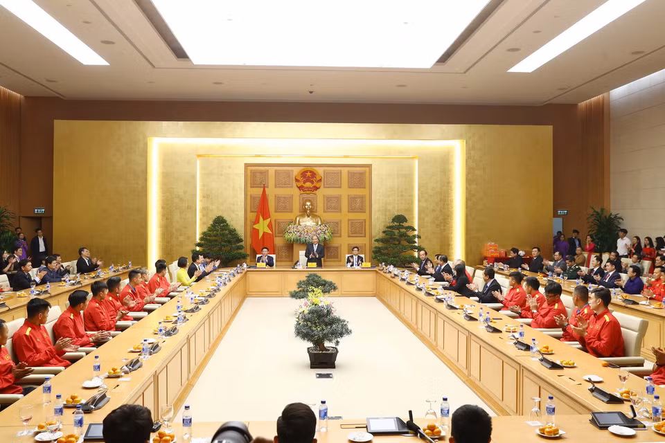 Quang ảnh buổi gặp mặt. (Ảnh: Thống Nhất/TTXVN)