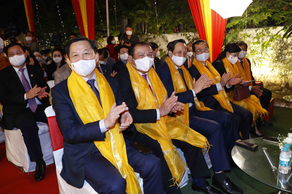 Đại biểu dự buổi gặp gỡ. (Ảnh: Doãn Tấn/TTXVN)