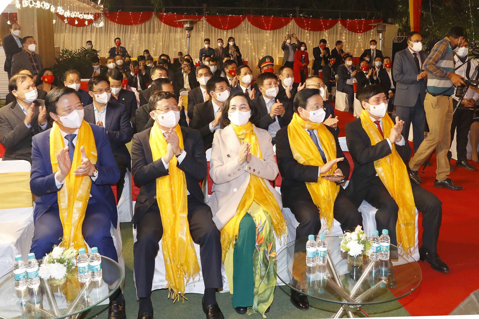 Đại biểu dự buổi gặp gỡ. (Ảnh: Doãn Tấn/TTXVN)