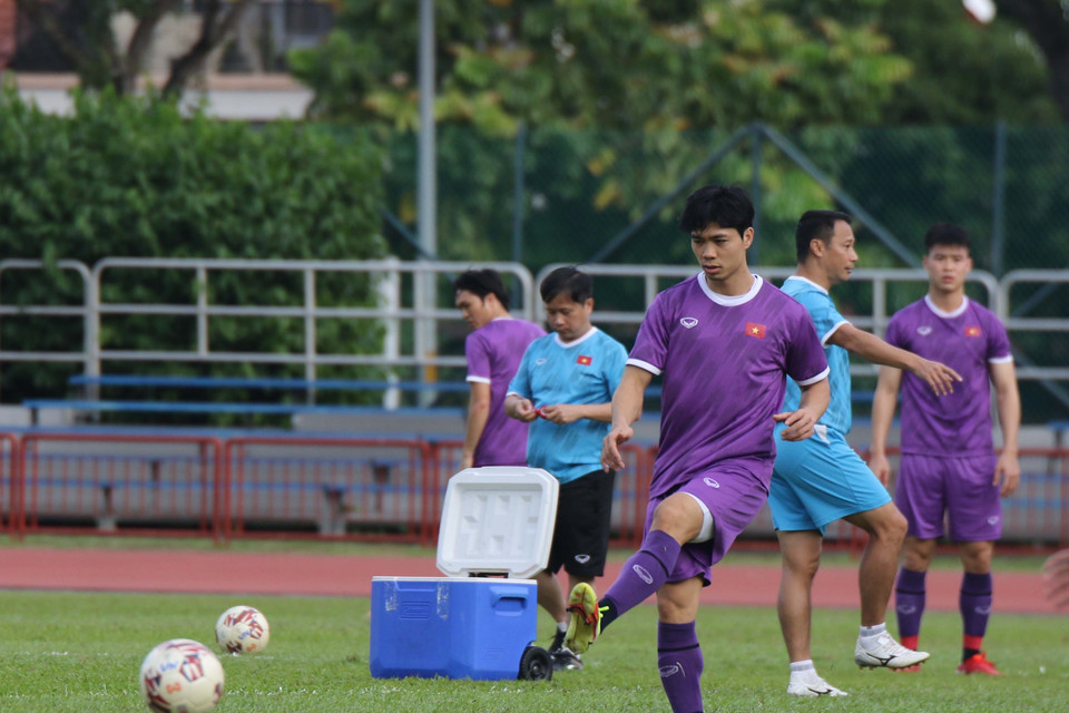 Tiền đạo Nguyễn Công Phượng. (Ảnh: TTXVN phát)