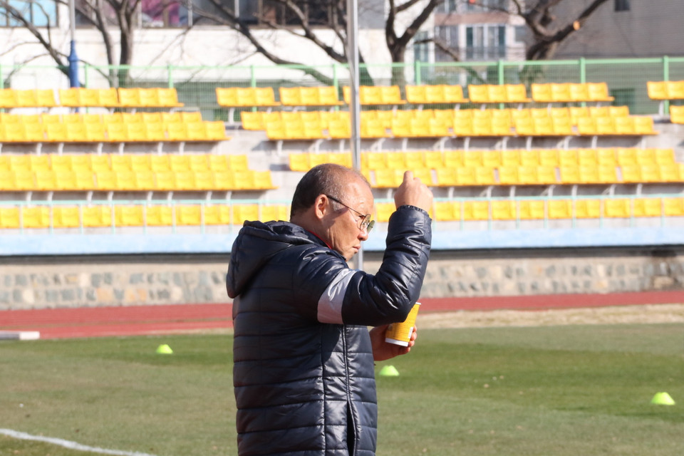 Huấn luyện viên Park Hang-seo. (Ảnh: Trần Phương/Vietnam+)